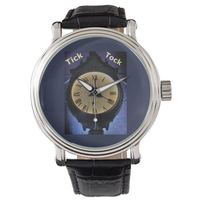 Reloj De Pulsera Tick Tock (Anverso)