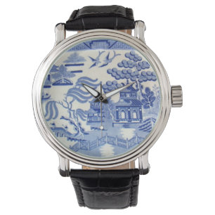 Reloj De Pulsera ¡Tiempo azul del sauce, ahora lo han hecho abuela
