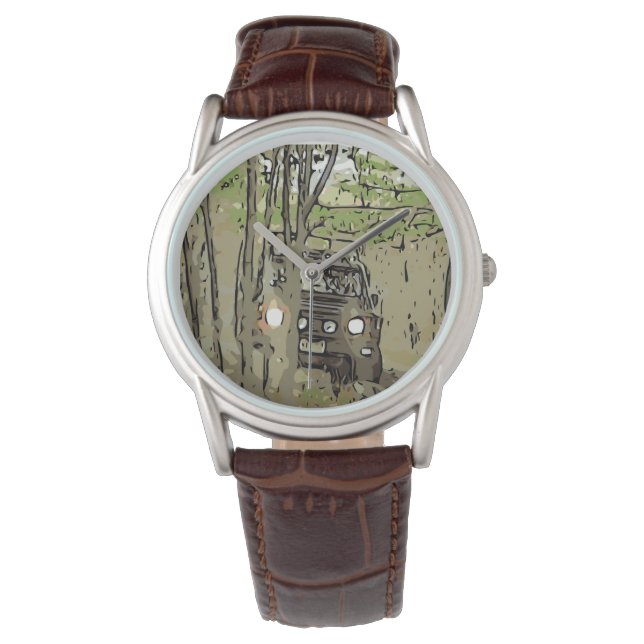 RELOJ DE PULSERA TIEMPO CON NATURALEZA (Anverso)