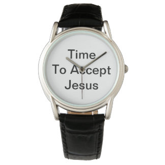 Reloj De Pulsera Tiempo de aceptar a Jesús