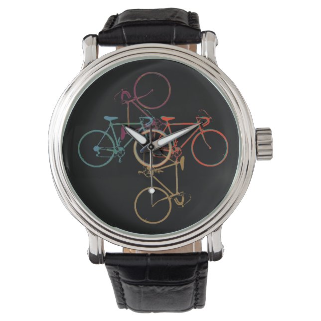 Reloj De Pulsera Tiempo de andar en bicicleta (Anverso)
