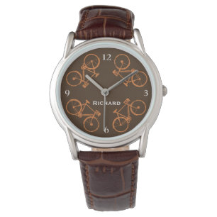 Reloj De Pulsera Tiempo de andar en bicicleta, elegante