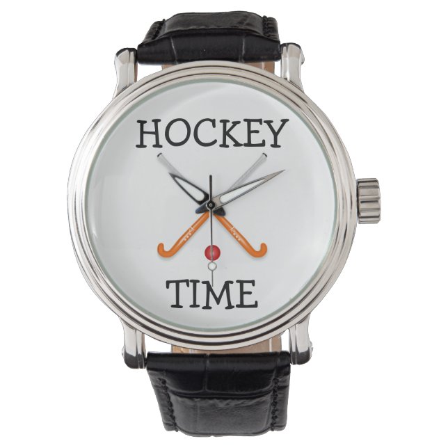 Reloj De Pulsera Tiempo de hockey (Anverso)