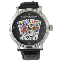 Reloj De Pulsera Tiempo de jugar a Pinochle
