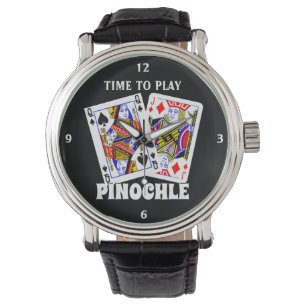 Reloj De Pulsera Tiempo de jugar a Pinochle