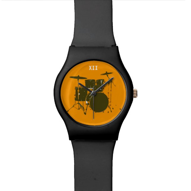 Reloj De Pulsera tiempo de tamboreo (De cerca)