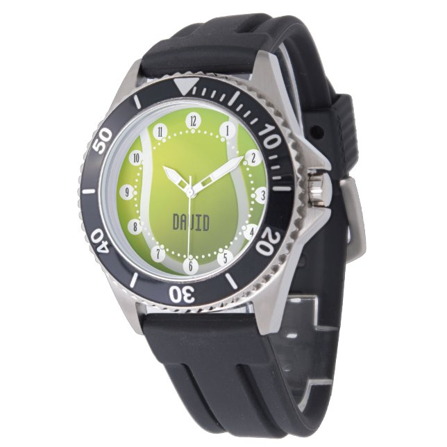Reloj De Pulsera Tiempo de tenis personalizable | Regalos deportivo (Angular)