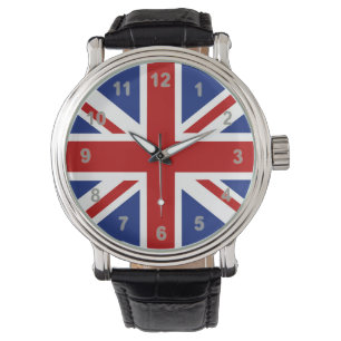 Reloj De Pulsera Tiempo de Union Jack