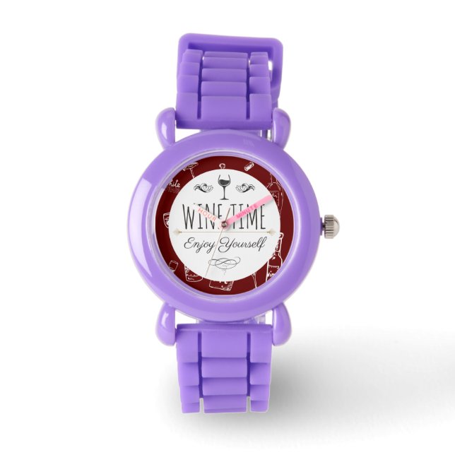Reloj De Pulsera Tiempo de vino (Anverso)