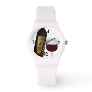 Reloj De Pulsera Tiempo de vino rojo