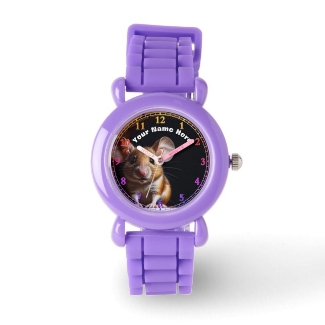Reloj De Pulsera Tiempo del ratón (Anverso)
