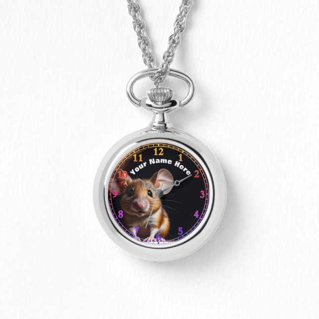 Reloj De Pulsera Tiempo del ratón (Anverso)