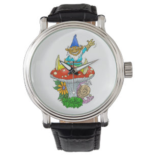 Reloj De Pulsera Tiempo del té de los gnomos
