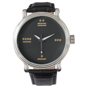 Reloj De Pulsera Tiempo maya - oro/oscuridad