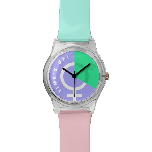 Reloj De Pulsera ¡Tiempo para arriba! - Púrpura (De cerca)