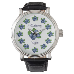 Reloj De Pulsera Tiempo para el Blueberry