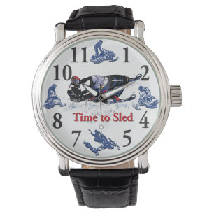 Reloj De Pulsera Tiempo Para Hacer Snowmobile