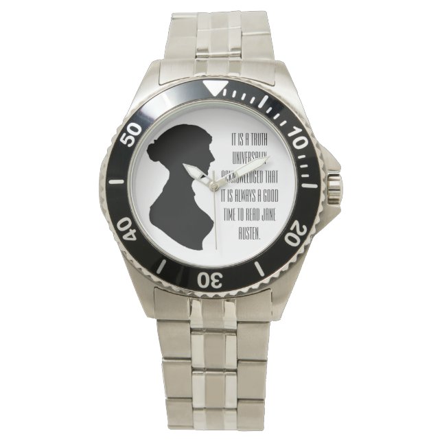 Reloj De Pulsera Tiempo para leer a Jane Austen  (Anverso)