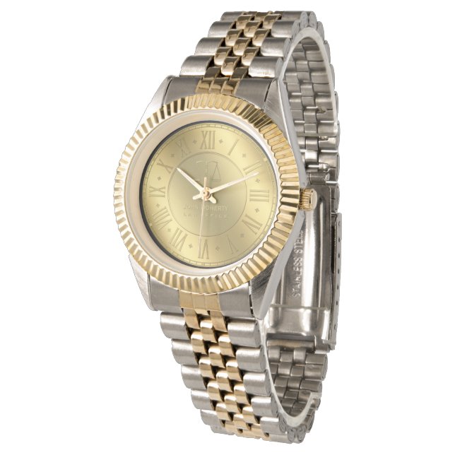 Reloj De Pulsera Tiempos dorados | Abogado Personalizable (Angular)