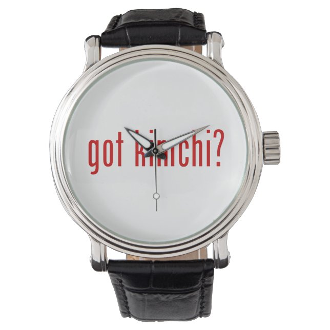 Reloj De Pulsera ¿tiene kimchi? (Anverso)