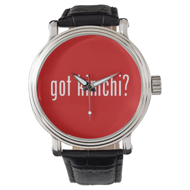 Reloj De Pulsera ¿tiene kimchi? (Anverso)