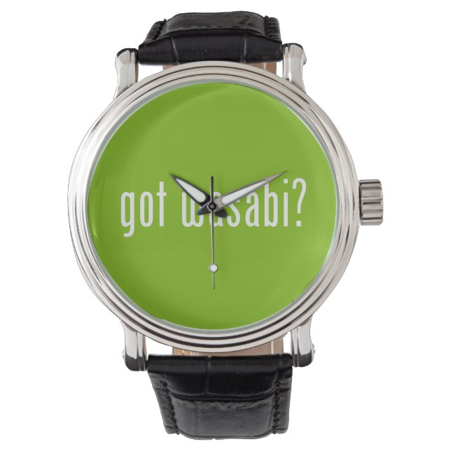 Reloj De Pulsera ¿tiene wasabi? (Anverso)
