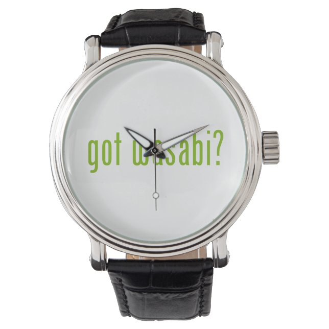 Reloj De Pulsera ¿tiene wasabi? (Anverso)