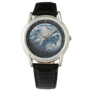 Reloj De Pulsera Tierra Tomada De La Nave Espacial Aollo 8.