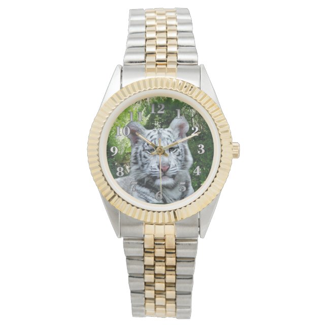 Reloj De Pulsera Tigre blanco (Anverso)