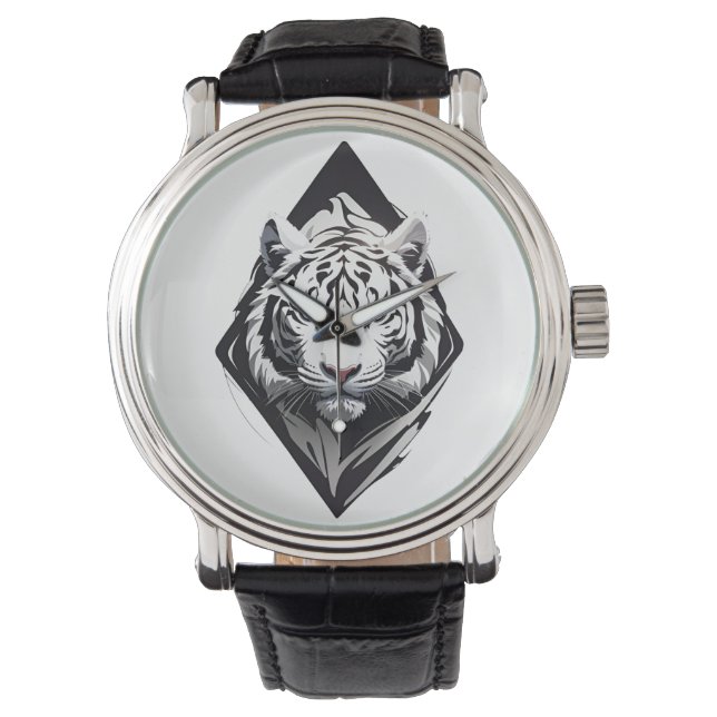 Reloj De Pulsera Tigre blanco (Anverso)