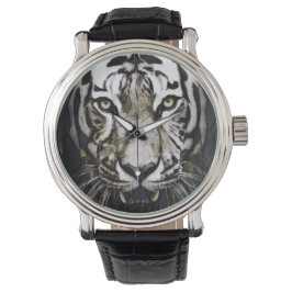 Reloj De Pulsera Tigre blanco de vidrio templado