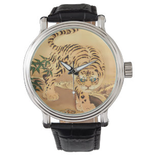 Reloj De Pulsera Tigre de Minhwa vieja por río