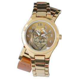 Reloj De Pulsera Tigre dorado