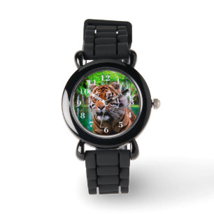 Reloj De Pulsera Tigre y cascada
