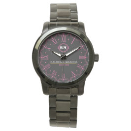 Reloj De Pulsera Timeless Minimalist Couple’s Customizable Design