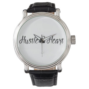Reloj De Pulsera Tipografía de casco y corazón