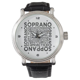 Reloj De Pulsera Tipografía de Soprano