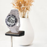 Reloj De Pulsera Tipografía de vida piloto y atardecer de las monta<br><div class="desc">Typografía de vida piloto y reloj de atardecer de las montañas del avión. ¡Ideal para los amantes de la aviación o para los pilotos! Contáctame para un diseño diferente antes de hacer tu pedido. ¡Gracias por visitar nuestra tienda! Copyright de Soar In Style Designs LLC</div>