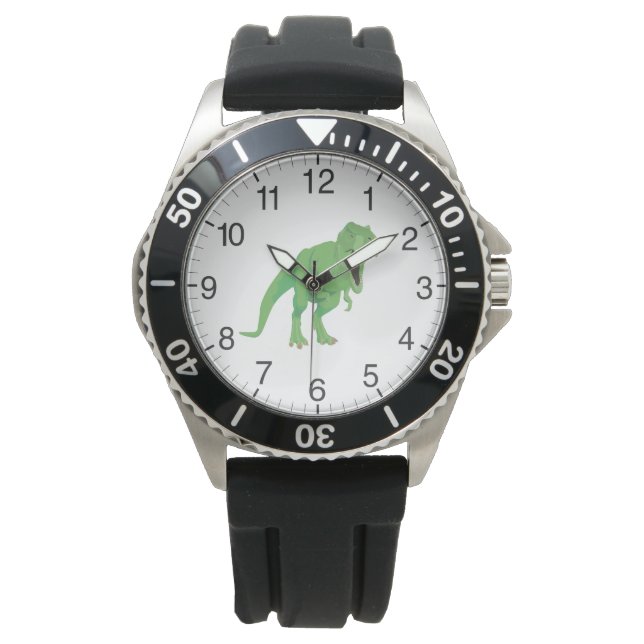 Reloj De Pulsera Tirannosauro Dinosaurio (Anverso)