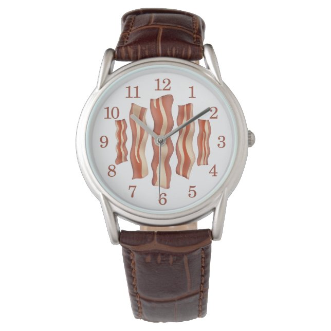 Reloj De Pulsera Tiras de tocino (Anverso)