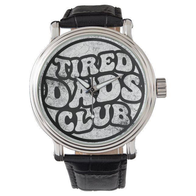 Reloj De Pulsera Tired Dads Club Funny (Anverso)