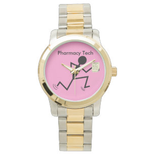 Reloj De Pulsera Titular de la farmacia Tech Watch