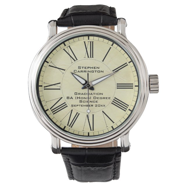 Reloj De Pulsera Título de posgrado o premio de graduación (Anverso)