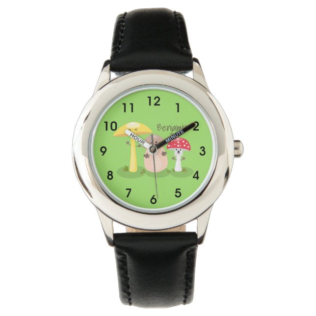 Reloj De Pulsera Toadstool de hongos de hongo de kawaii (Anverso)
