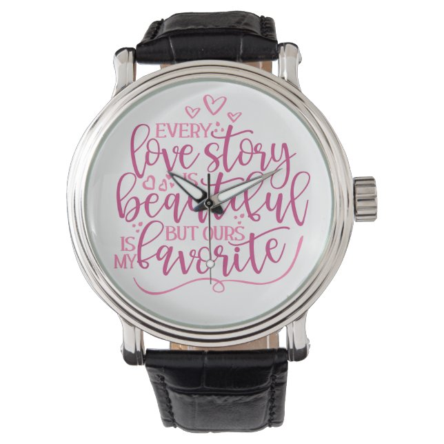Reloj De Pulsera Toda historia de amor (Anverso)