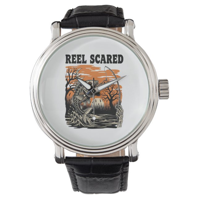 Reloj De Pulsera Toddler Fishing Halloween (Anverso)
