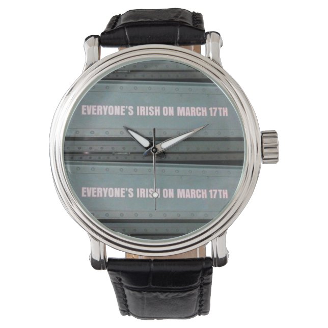 Reloj De Pulsera Todos son irlandeses... (Anverso)