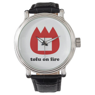 Reloj De Pulsera 📛 tofu en llamas