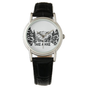 Reloj De Pulsera Toma una cita de Hike en el paisaje de montaña mon