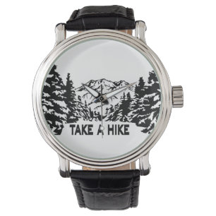 Reloj De Pulsera Toma una cita de Hike en el paisaje de montaña mon